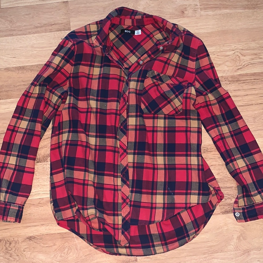 BDG red flannel from Urban Outfitters. Sz women M.
